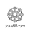 Polyurethane Ornaments High Density Beautiful Decorative PU ceiling design for gym