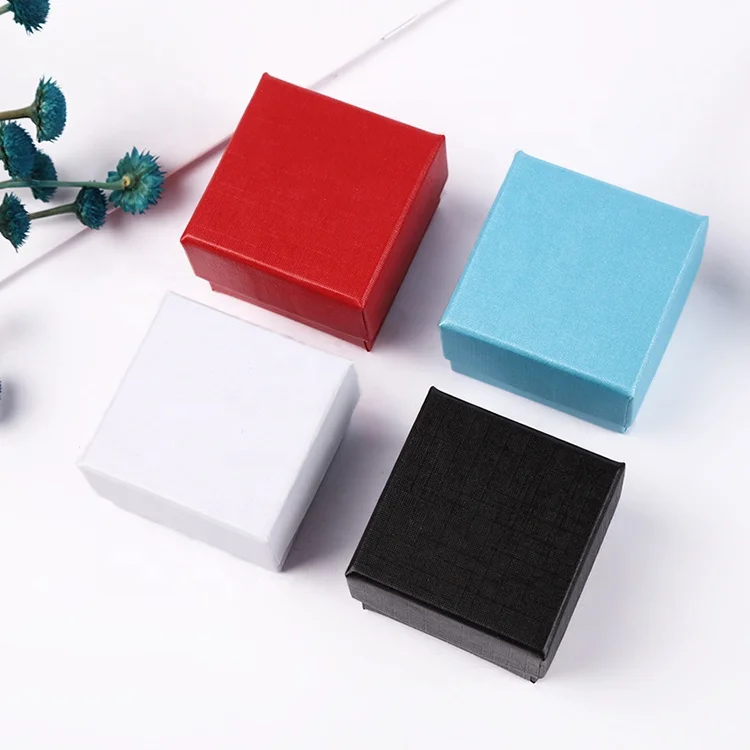 Custom Design Ornament Earring Packaging Jewelry Ring Box