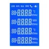 ortustech lcd screen round lcd screen negative blue color hot sale product for industrial control display