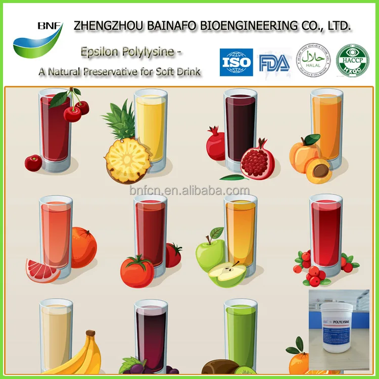 

ISO Natural preservative/antimicrobial polylysine for beverage