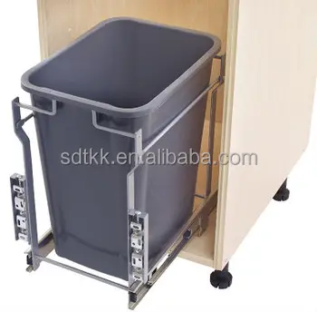 Tkk Kitchen Cabinet Pull Out Waste Bin Slide Out Cabinet Waste Bin