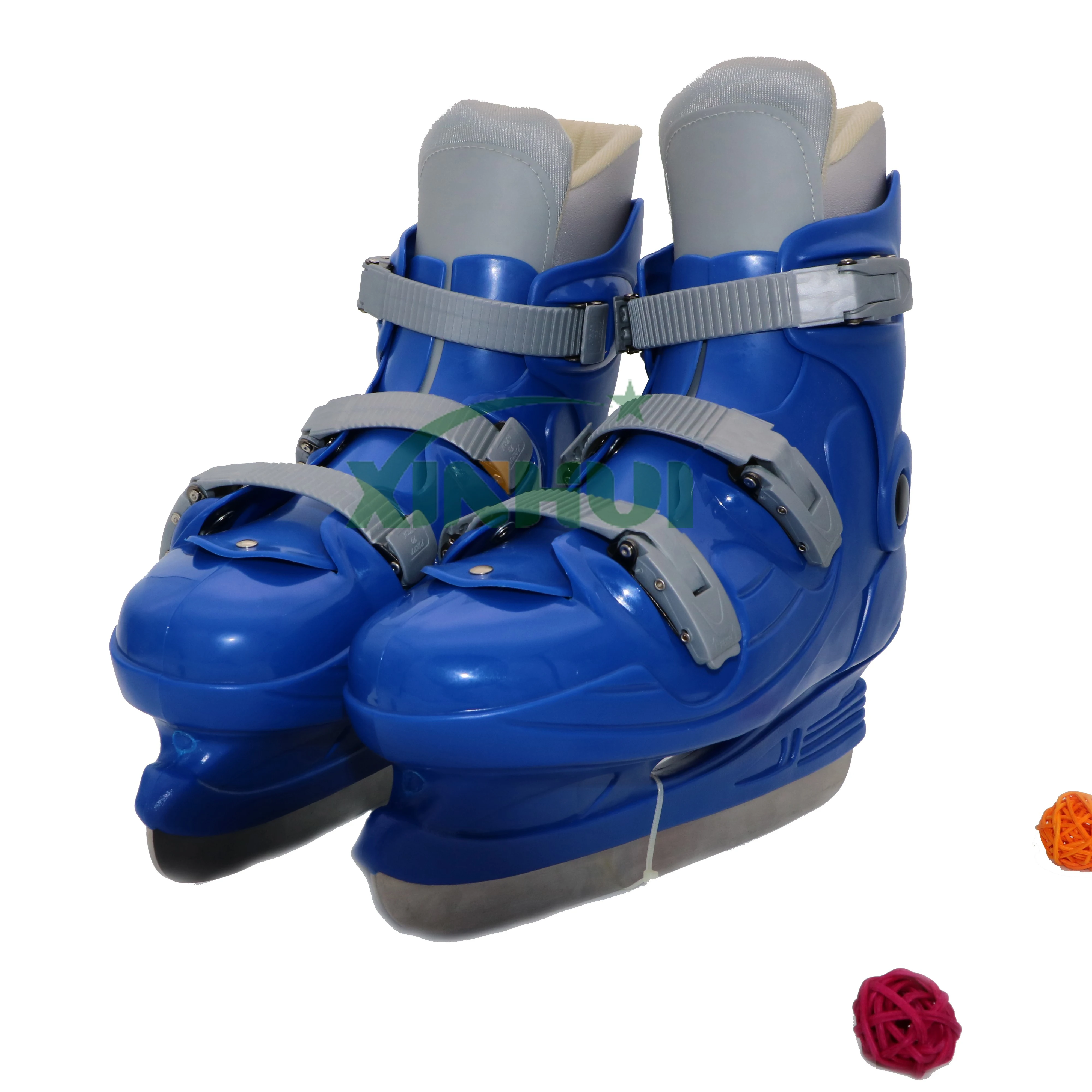 
Premium Adjustable Ice Skates for Girls and Boys, Awesome BlueColor, Super Comfortable Padding and Reinforced Ankle Support 