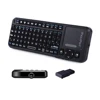 iPazzPort factory mini handled wireless keyboard remote with touchpad and laser pointer for tv box, TV, pi,