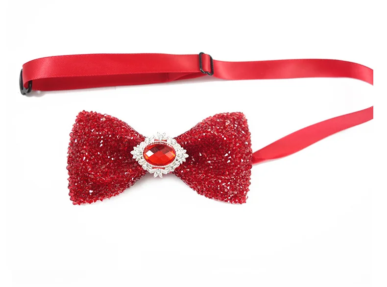 
Luxury Red Bling Crystal Party Bowtie in High Quality 