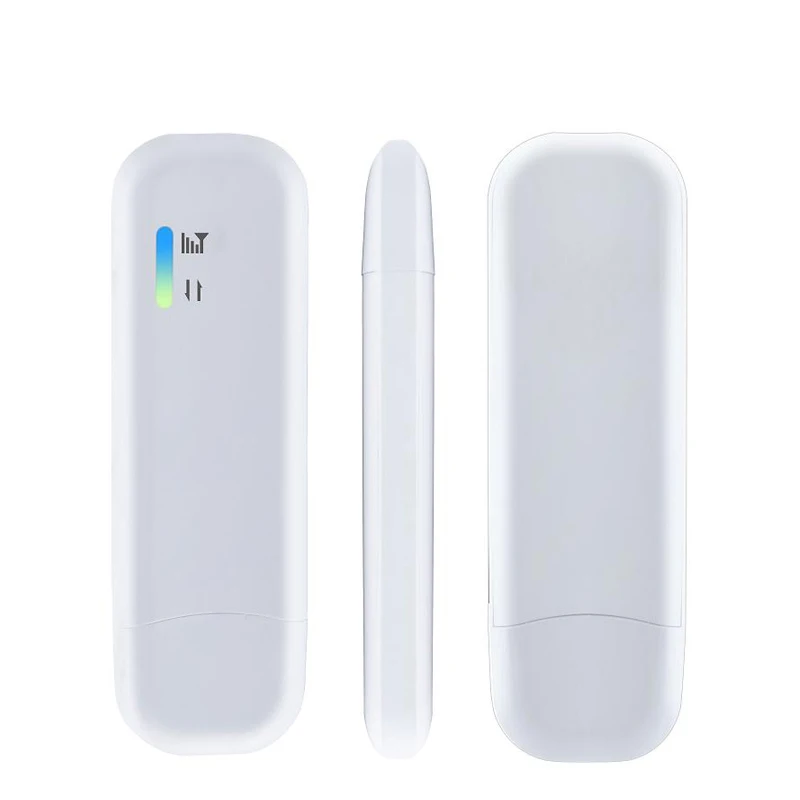 

Good performance mini 4g lte usb wifi dongle with sim card slot, White