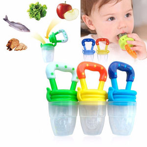 2019 fashion Fresh Food Nibbler Baby Pacifiers Feeder Kids Fruit Feeder Nipples Feeding Safe Baby Supplies Nipple Teat Pacifier
