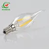 4W E14 Filament 400LM Candelabra C35 Tail LED Candle Bulbs
