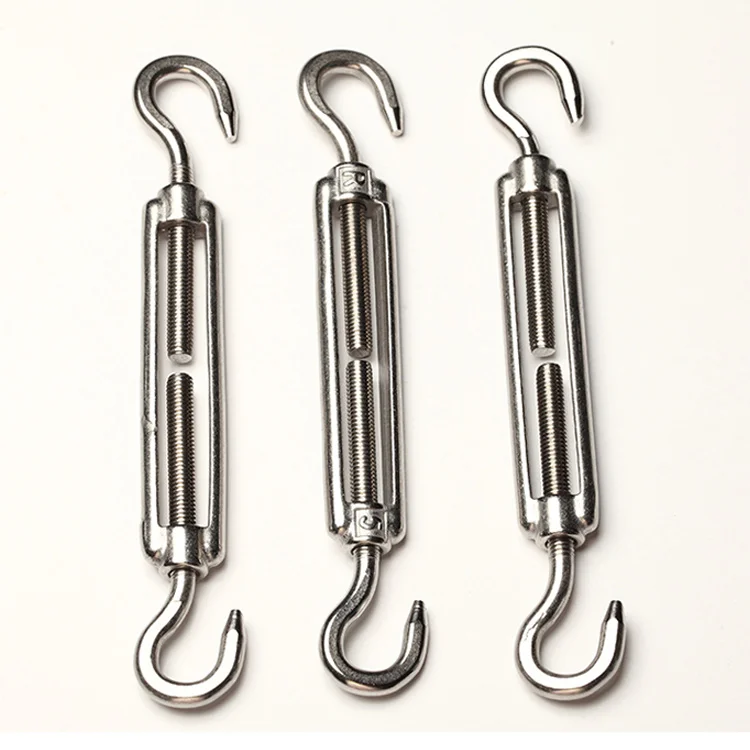 EU type stainless turnbuckle hook and hook stainless turnbuckle