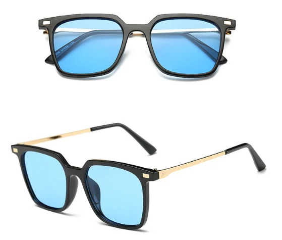 

Unisex custom logo retro square womens sunglasses men 2019