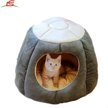 plush cat house