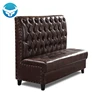 Contemporary Coffee Shop Furniture Custom Corner Booth Sofa Dining Double Booth Seating