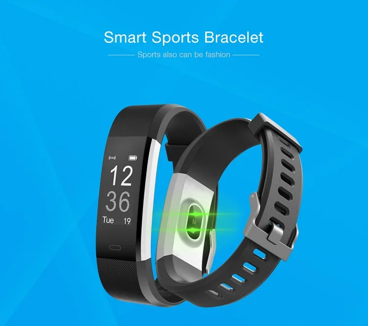 Multi-sports Fitness Activity Tracker Id115plus Hr Heart Rate Monitor