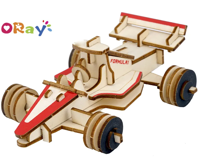 coches de madera para niños