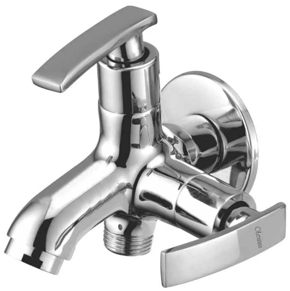 Oleanna Brass Desire 2 In 1 Bib Cock With Wall Flange D-07