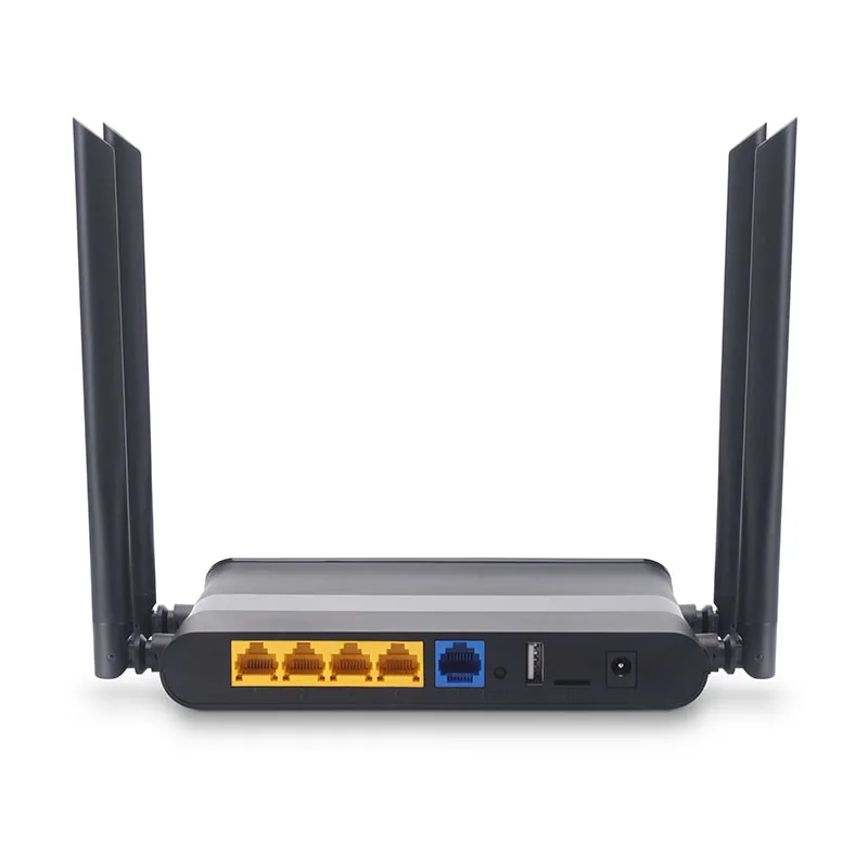 

high quality dualband openwrt 802.11ac wireless wifi router, Black