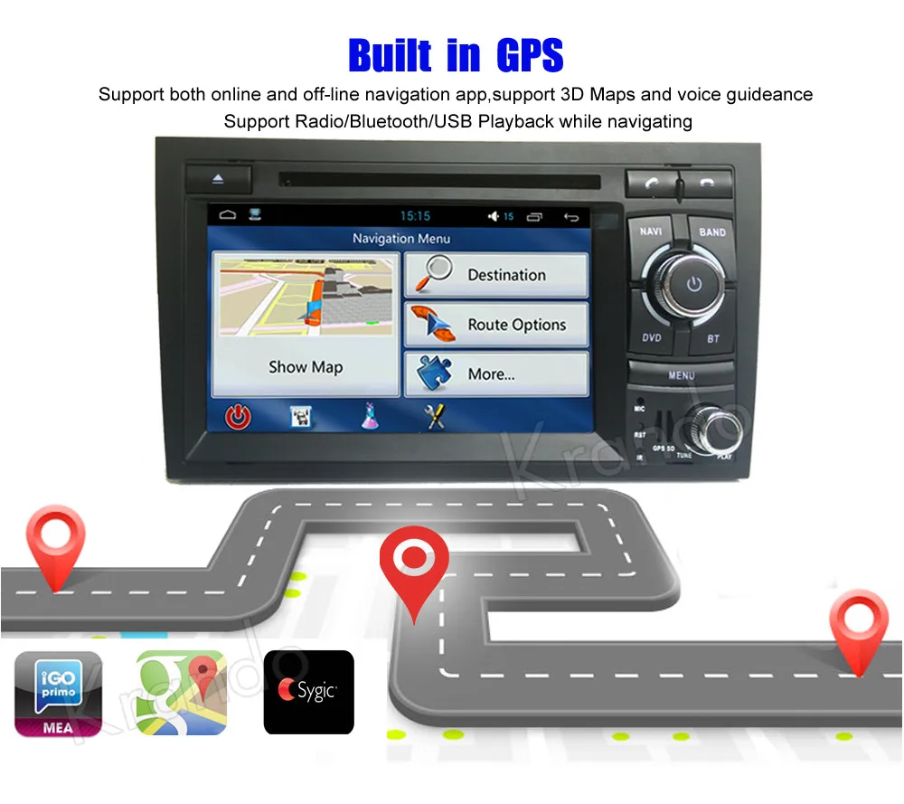 for audi a4 gps navigation