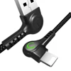 Behenda 2018 New Arrival Patent 90 Degree 1m 2m 3m Braided Charger Usb Cable For Iphone