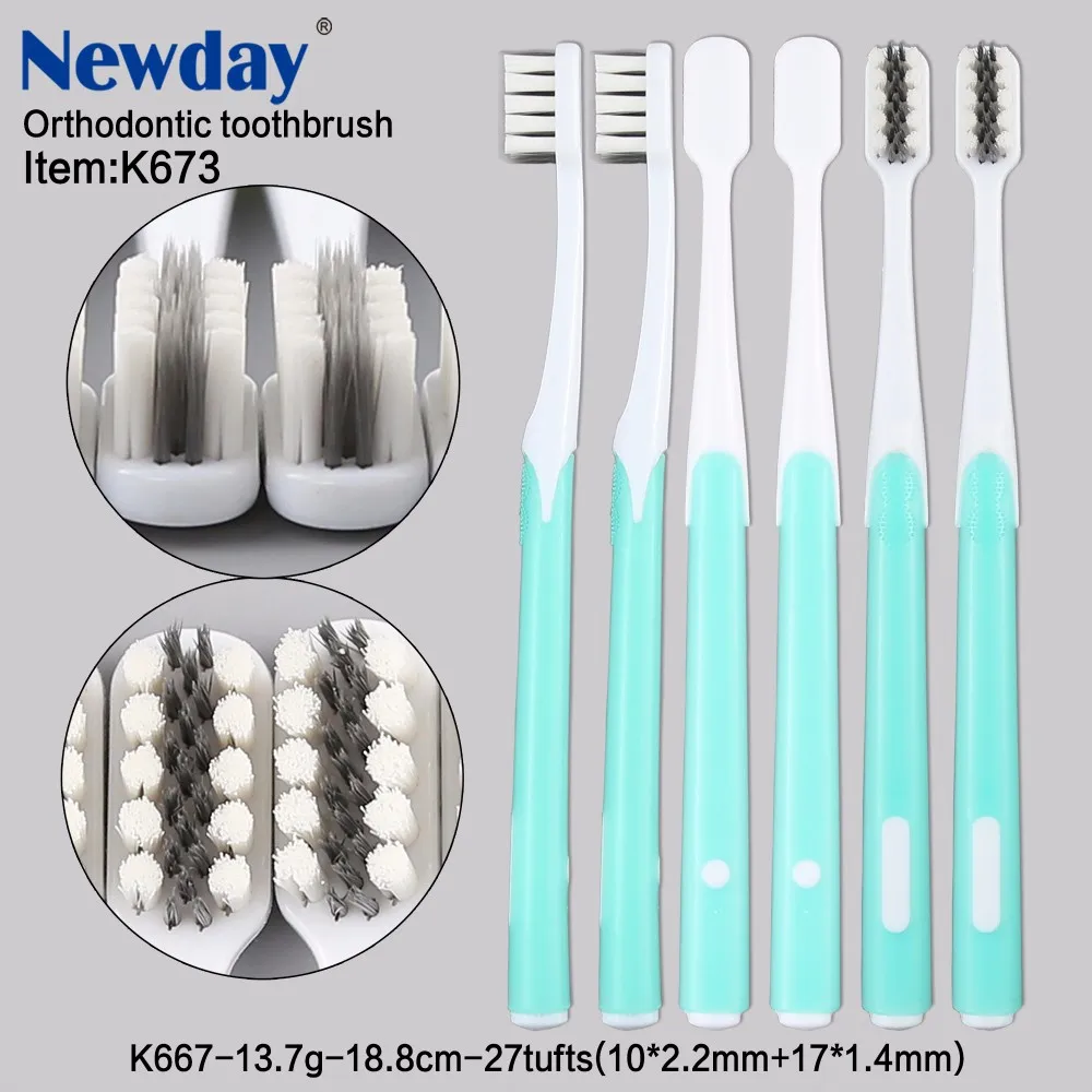 Orthodontic Toothbrush Similar To V-trim Or V Shape Tooth Brush Dental ...