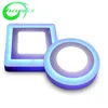 (3+3w) Led Light Rgb Double Color Led Panel Down Light Surface Mounted Led Panel Light