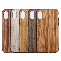 

Luxury Eco-friendly Real Wood+TPU Holder Back Phone Case for iPhone X XS XR XS Max