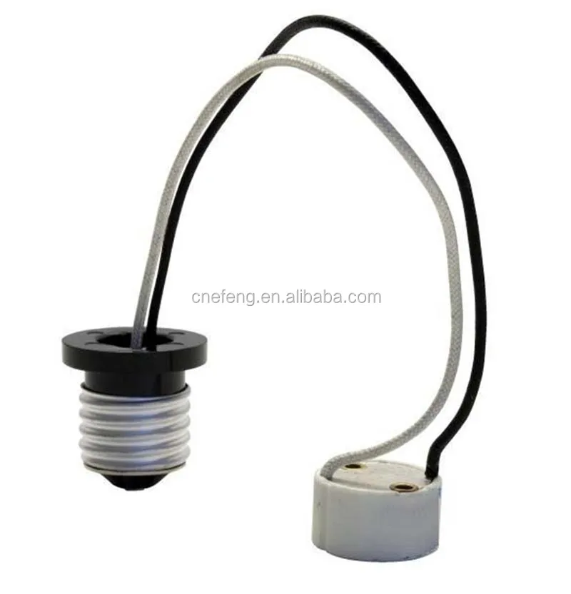 E27 to GU10 cable wire adapter