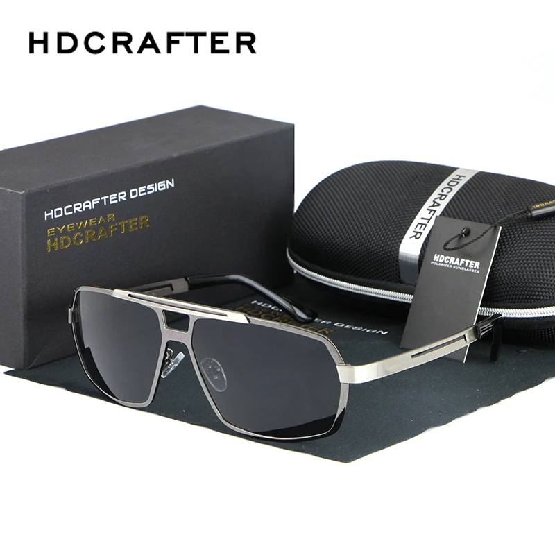 2017 New Fashion Polarized Men Sunglasses Big Frame Driving Glasses