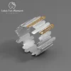 Wholesale New Handmade Natural Zircon Minimalist Style Parallel Lines Silver Ring 925 Sterling