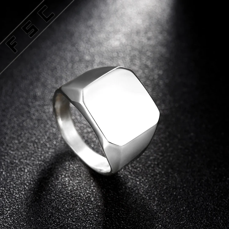 Custom Signet Cheap Engraved Gold Plated Stainless Steel Ring Designs For Men - Buy Custom ...