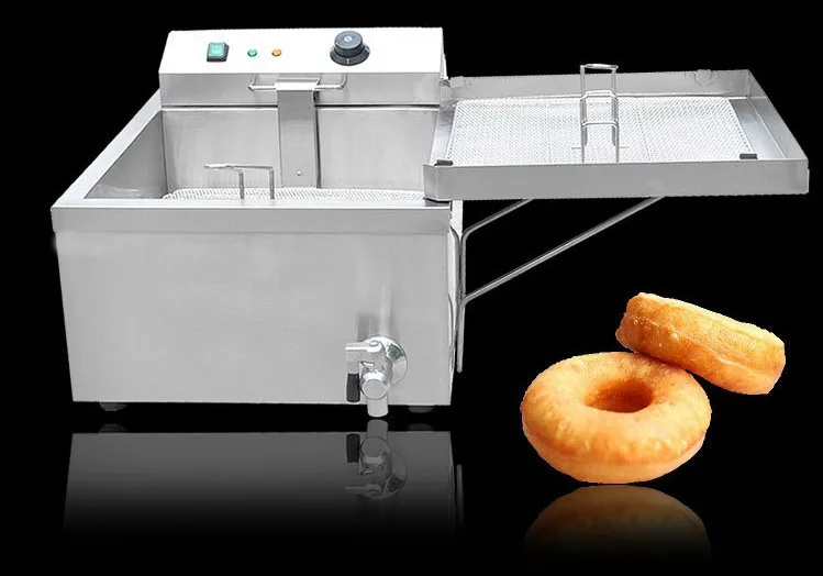 IS-FY-T02 Commercial Electric Single Cylinder Oil Fryer Deep-Fried Machine Fry Machine French Fries Doughnut Fryer