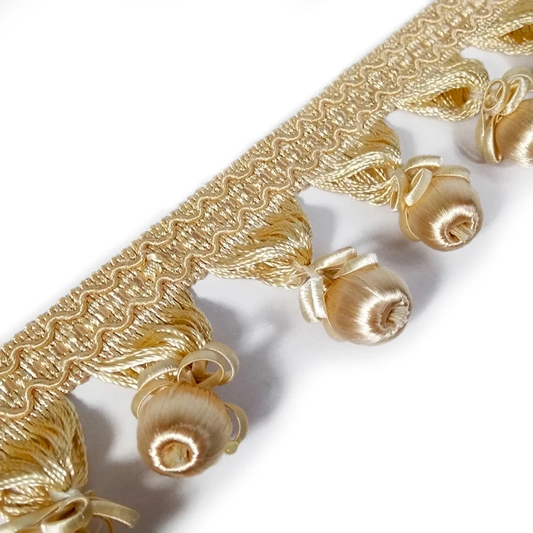 Wholesale Direct Factory Cheap Price Polyester Tassel Fringes For