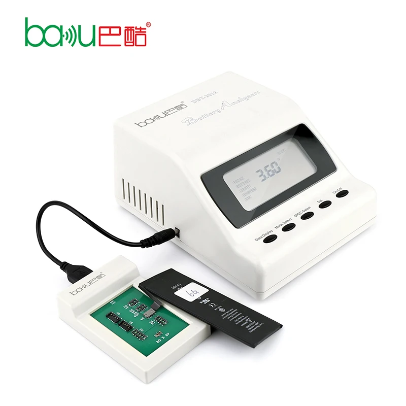 

Car Laptop Battery Capacity Load Discharge Tester BAKU Mobile Phone Battery Capacity Tester DBT-2012, White