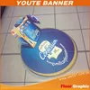 3D laminated floor sticker printing, 3D floor graphic printing