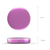 

2019 New Make-Up Mirror Power Bank with LED RED Color 1600mAh Patent Power Bank