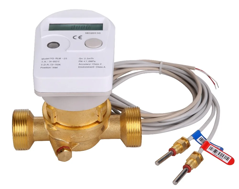 
Detachable single Jet Mechanical heat meter M-BUS, RS-485, Pulse output for choice 