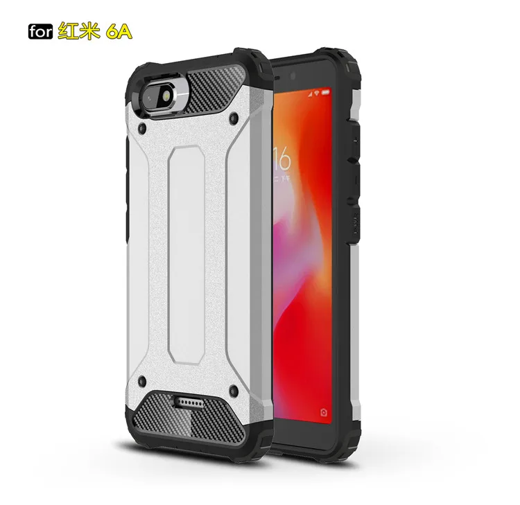 

Hybrid tpu pc armor mobile phone case for Redmi 6A
