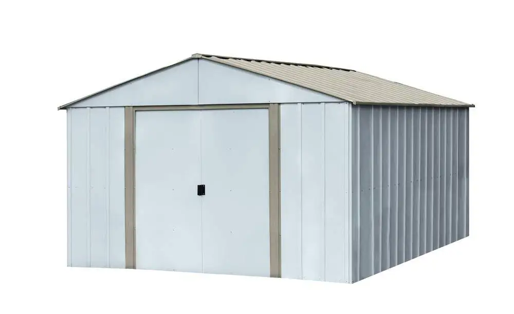 handy home berkley 10x14 wood storage shed kit - barn
