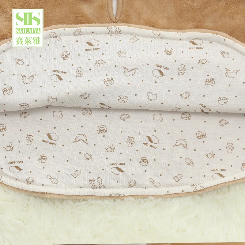 
fashion organic cotton baby autumn winter shawl velvet cloak clothes 