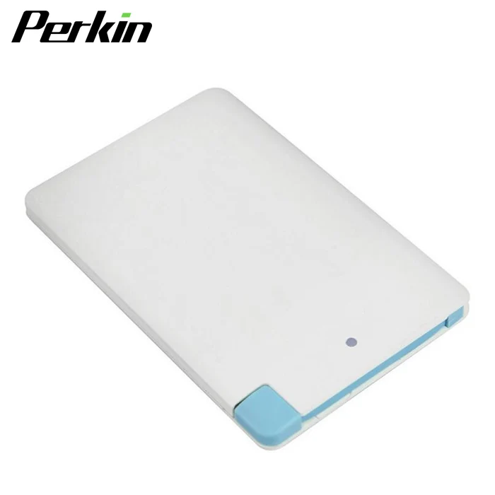 Super Ultra-thin polymer credit card size fast charging rohs power bank 10000 mah
