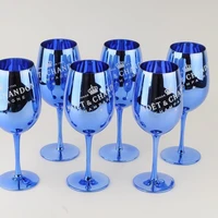 

Navy Blue Colored Champagne Glass Goblet For Moet & Chandon