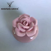 

Ceramic flower Aroma Air Stone Ceramic Rose Flower Diffuser Parfum Flower Air Freshener