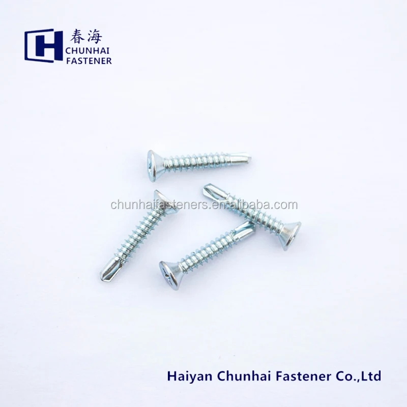 
7504P self-drilling screw zinc finish 