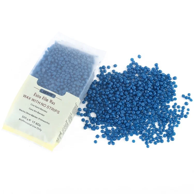 

500G Best Selling Products Depilatory Wax Hair Removal Wax Beans For Bikini, Blue