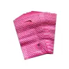 Beautiful custom hdpe folding plastic shopping bag , die cut soft loop handle bag