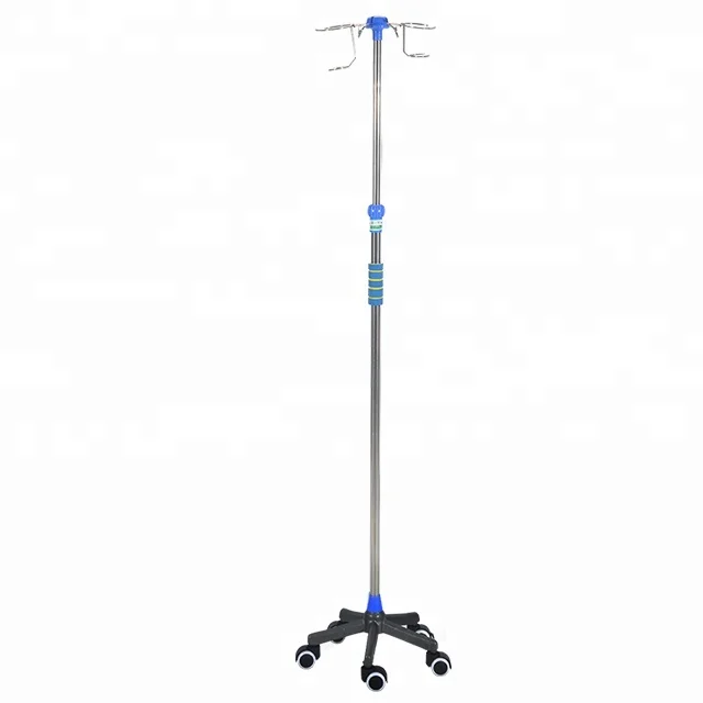 
Cheap Height Adjustable Stainless Steel IV Saline Stand 