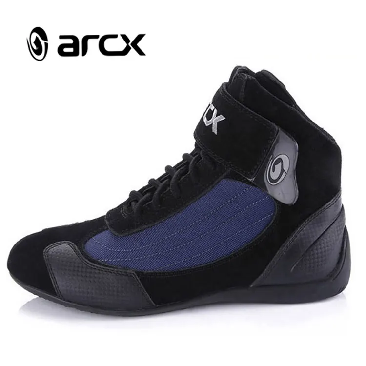 

ARCX Men's blue motorcycle riding boots riding boots motorcycle