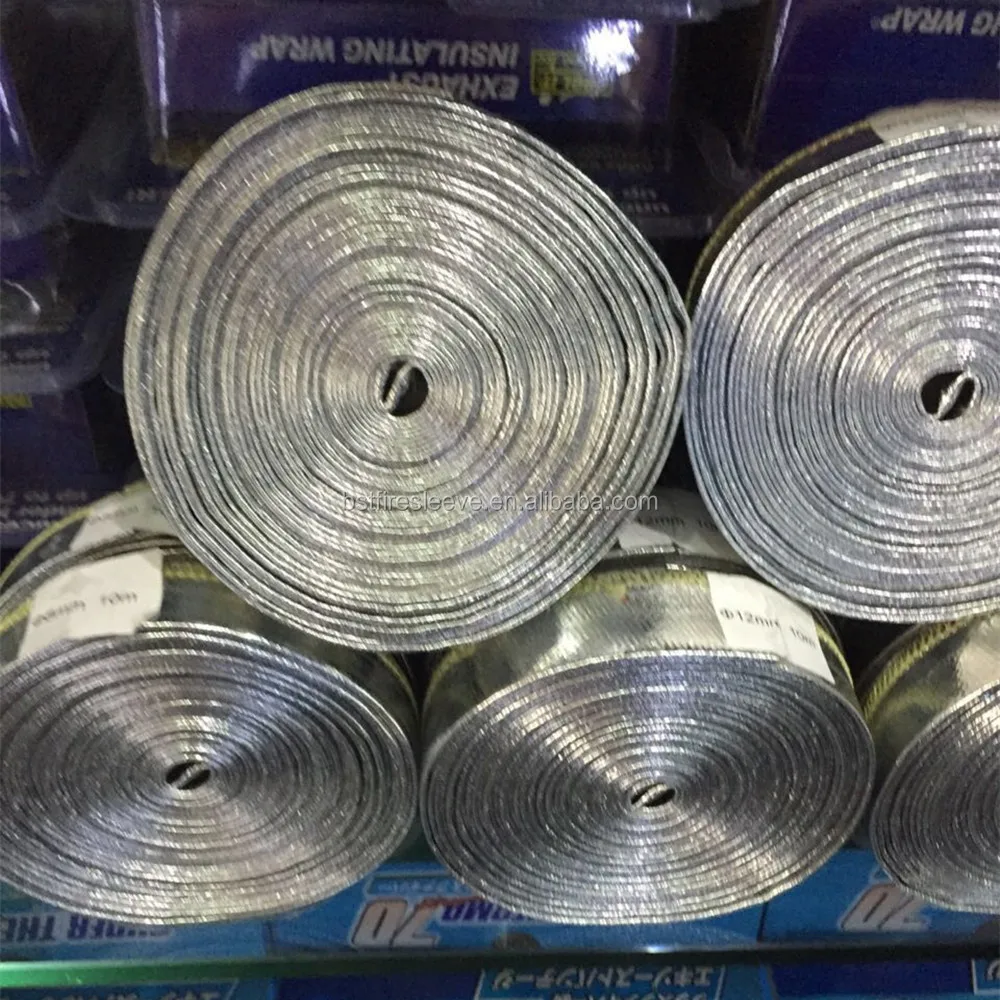 Automotive Cable Wire Harness Heat Shield Thermal Protection Flexible