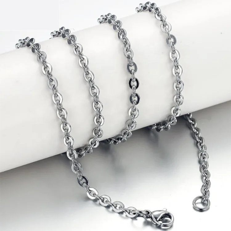 

wholesale stainless steel necklace jewelry single necklace chain DIY pendant