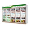 Green&Health beverage glass door upright display refrigerator Pepsi refrigerator