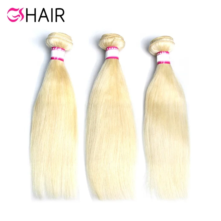 

Wholesale price full cuticle aligned straight 613 blonde bundles top quality virgin human hair weave bundles