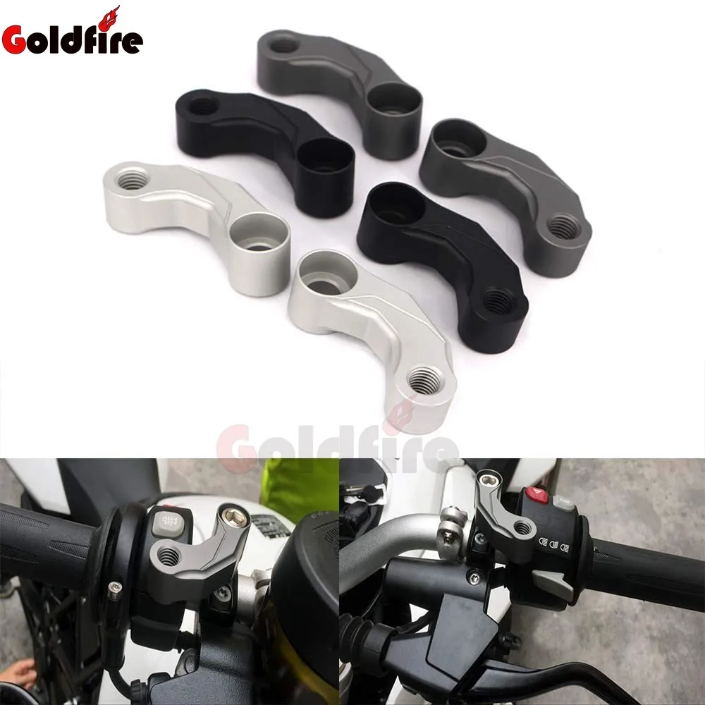 Goldfire Motorcycle Handle Bar Clamps Handlebar Risers Cnc Suit For Bmw ...